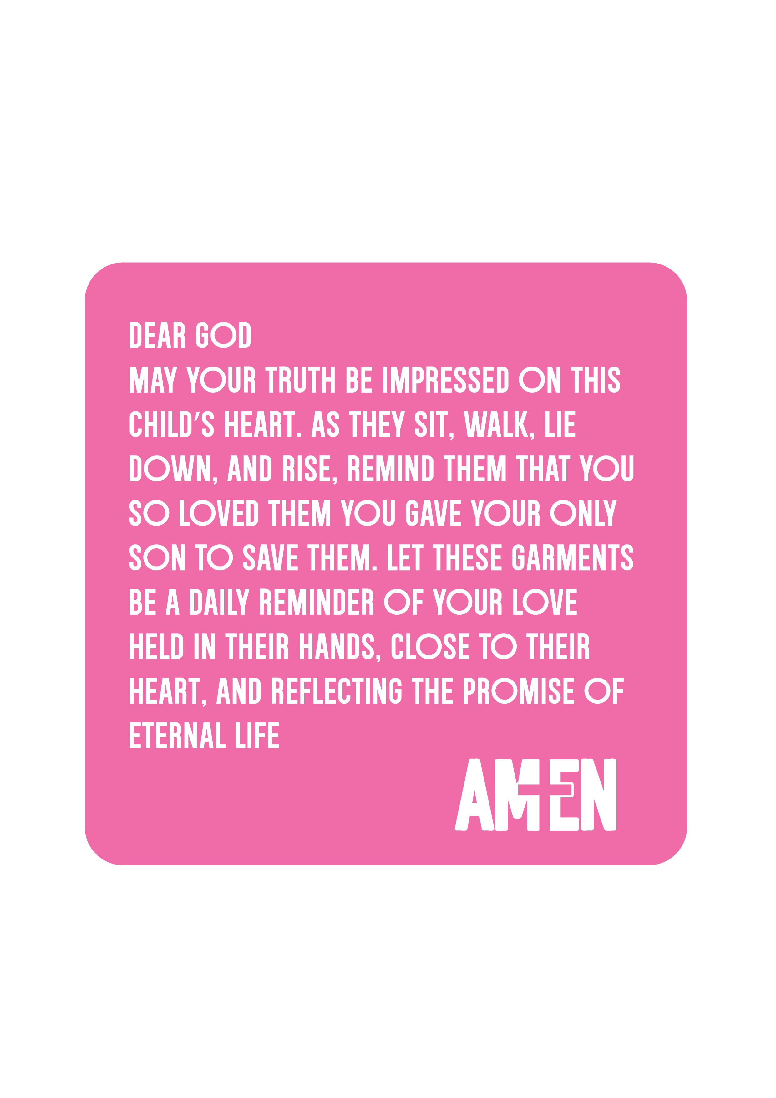 Amen Core Tee Pink