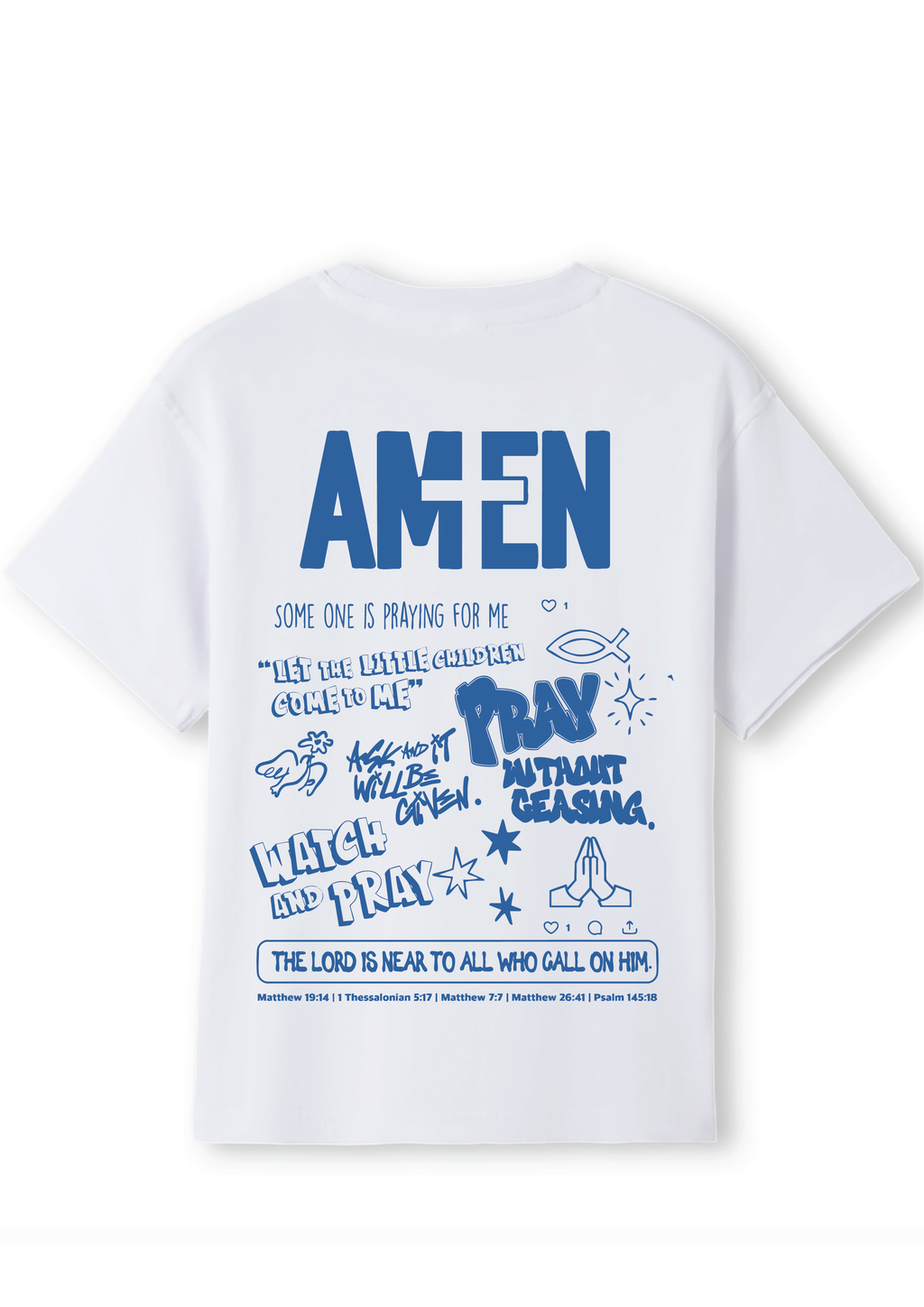 Amen Core Tee Blue