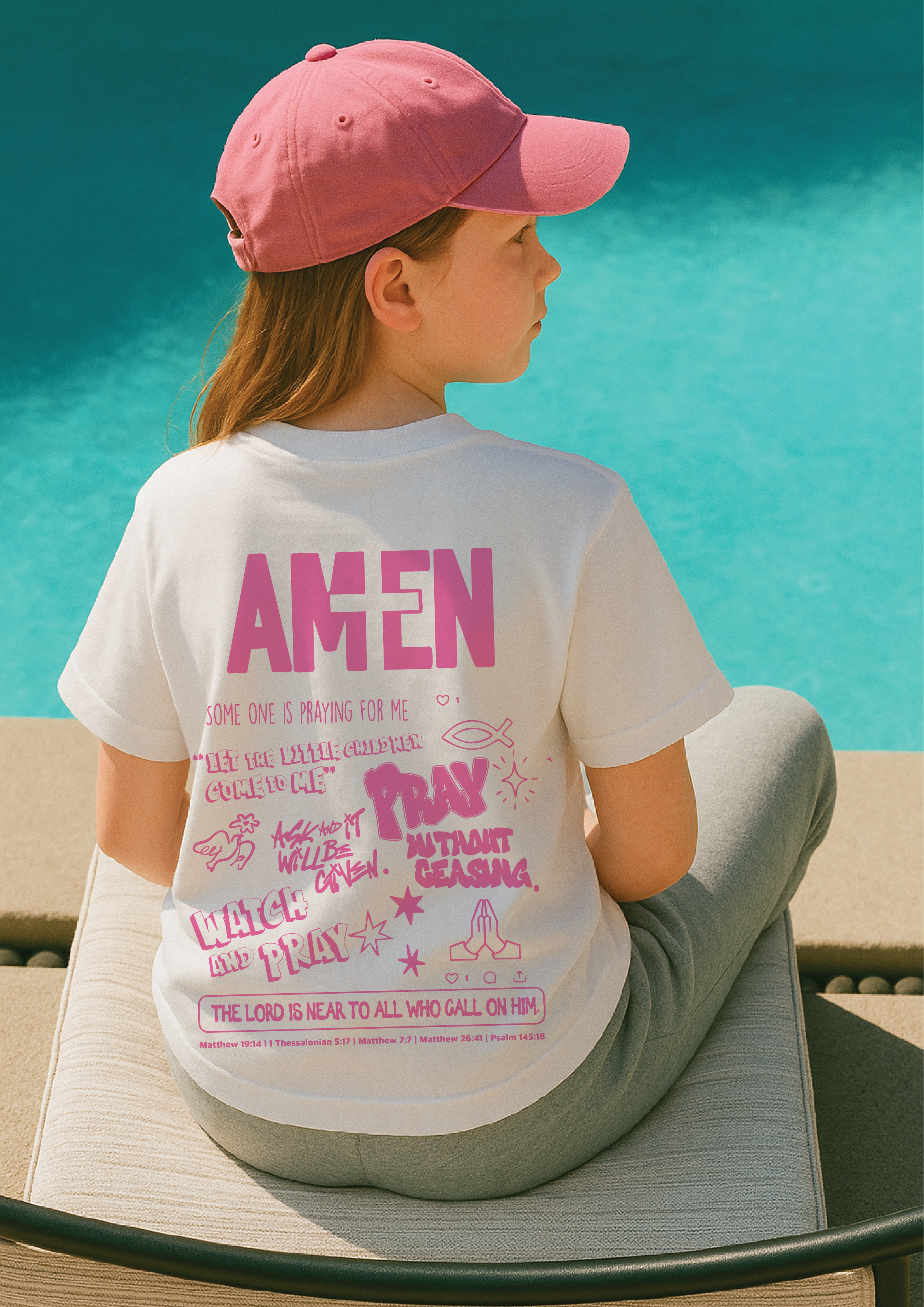 Amen Core Tee Pink